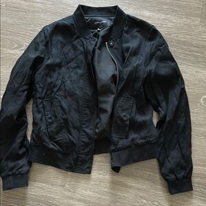 Banana Republic Black Bomber Jacket, size M